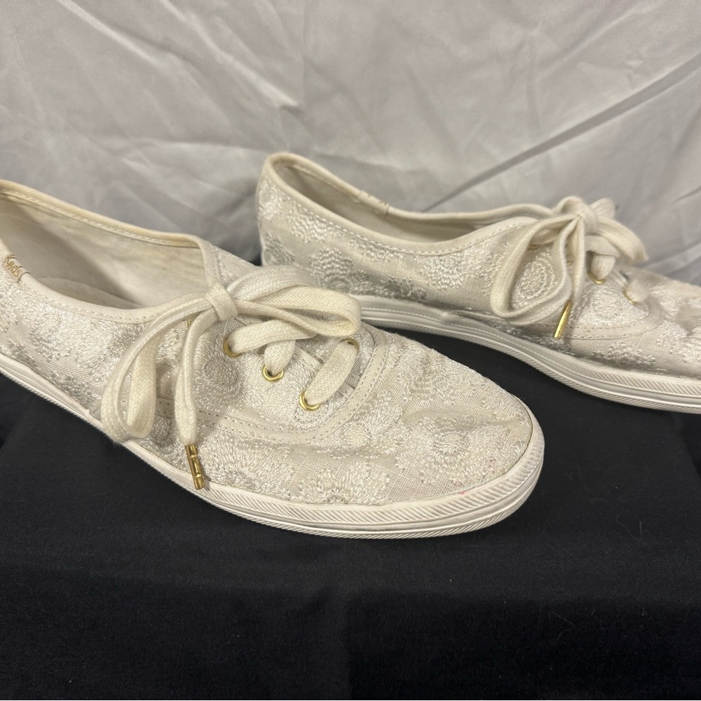 Keds x Kate Spade Bridal Sneakers Size 8